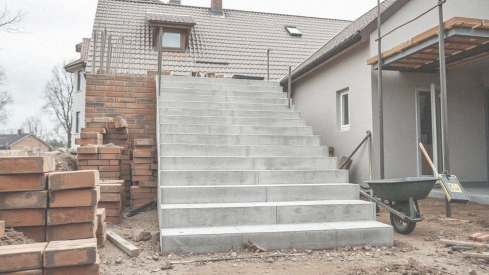 Jakie są etapy realizacji budowy zewnętrznej klatki schodowej?