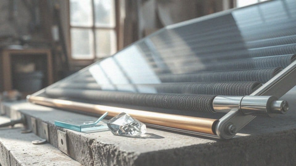 Jakie są materiały używane w budowie kolektorów słonecznych przepływowych?