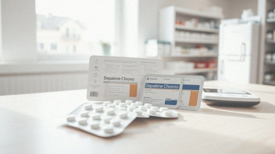 Jakie są interakcje między Depakine Chrono a innymi lekami?