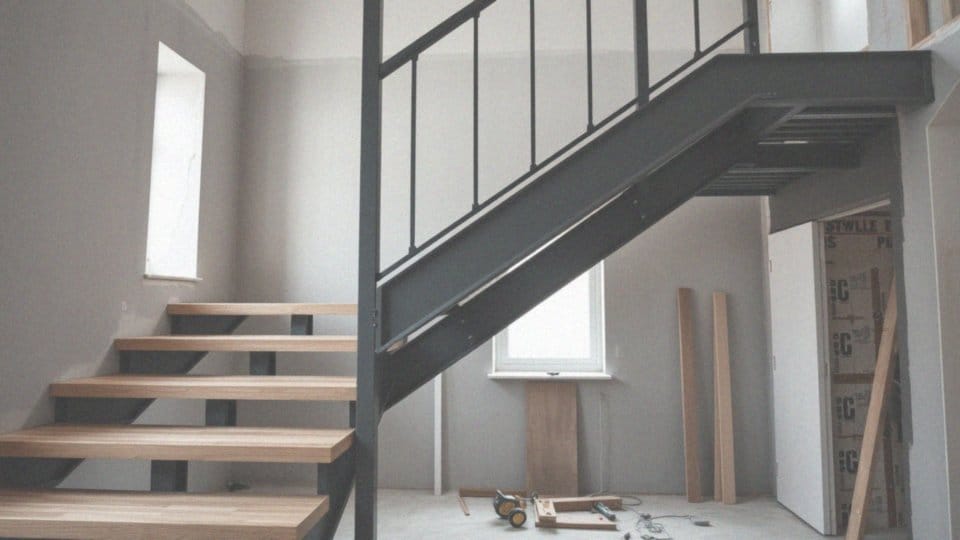 Ile kosztują dębowe lite schody na konstrukcji stalowej?