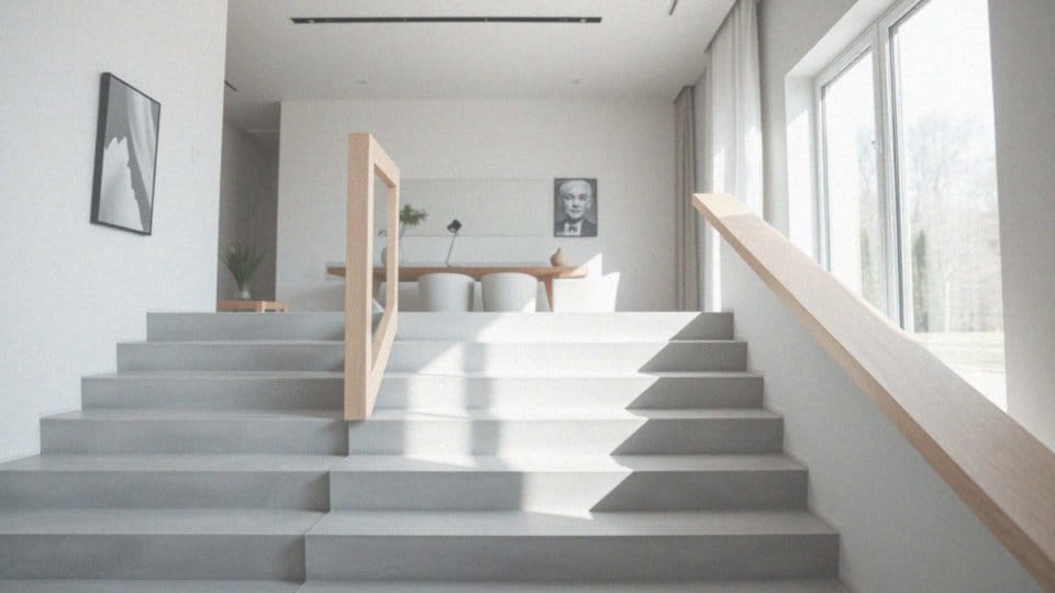 Czy warto inwestować w balustrady do schodów drewnianych na beton?