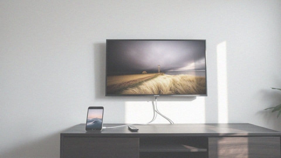 Jak działa adaptacja smartfona kompatybilnego z MHL przy połączeniu z telewizorem?