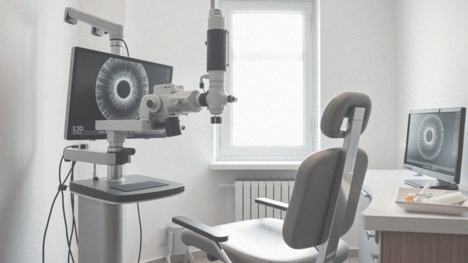 Jakie są metody diagnozowania problemów z białymi nitkami w oku?